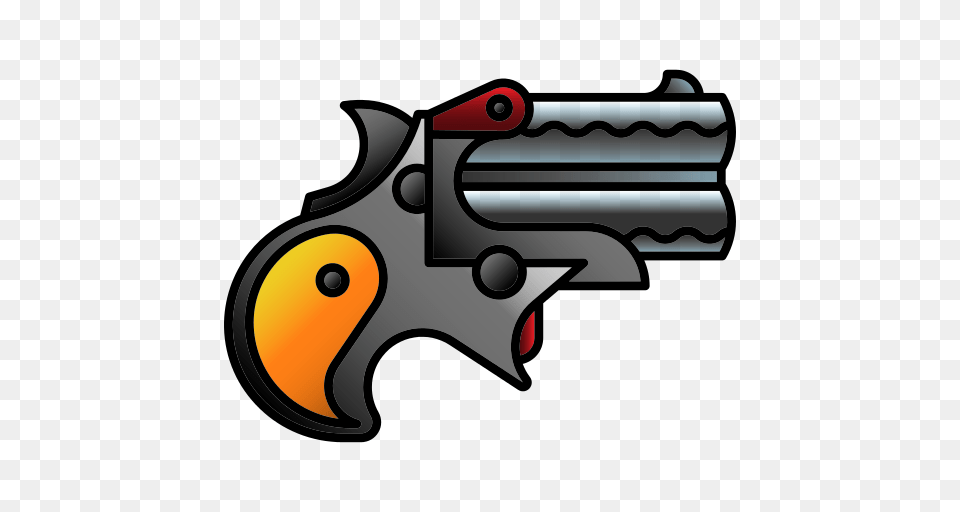 Tattoo Icon, Firearm, Gun, Handgun, Weapon Free Png