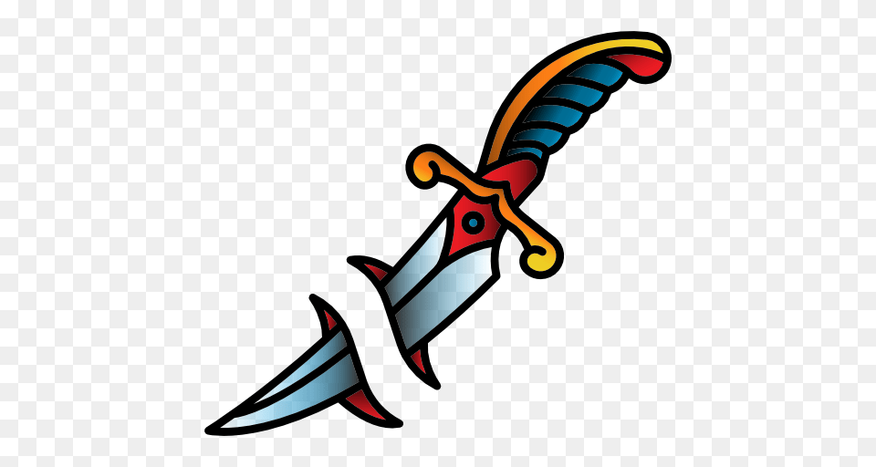 Tattoo Icon, Blade, Dagger, Knife, Sword Free Png