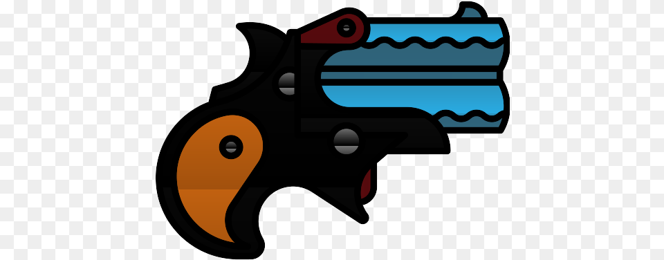 Tattoo Icon Revolver, Firearm, Gun, Handgun, Weapon Free Png
