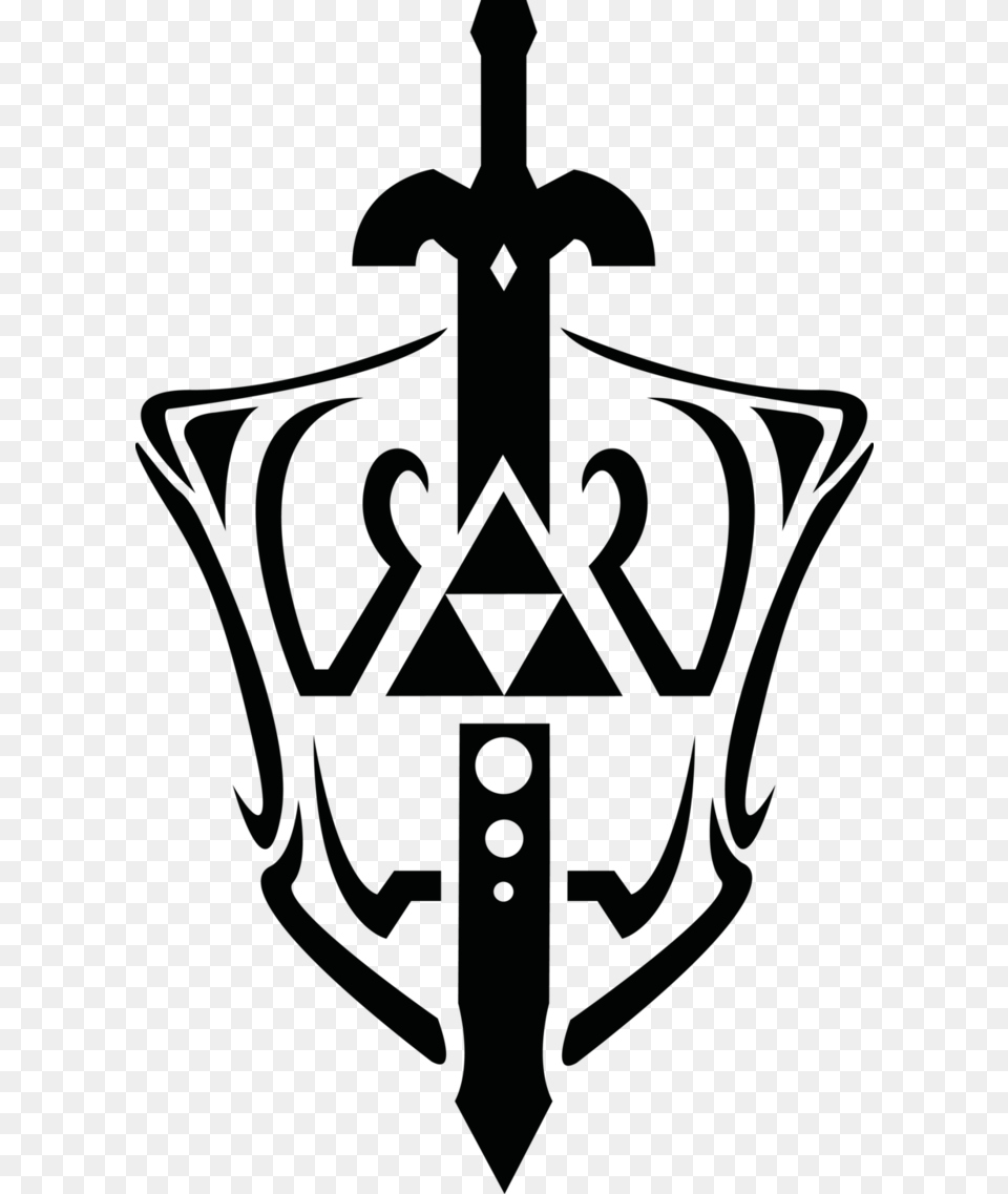 Tattoo Ideas Tattoos Shield Tattoo Sword, Electronics, Hardware, Hook, Emblem Free Transparent Png