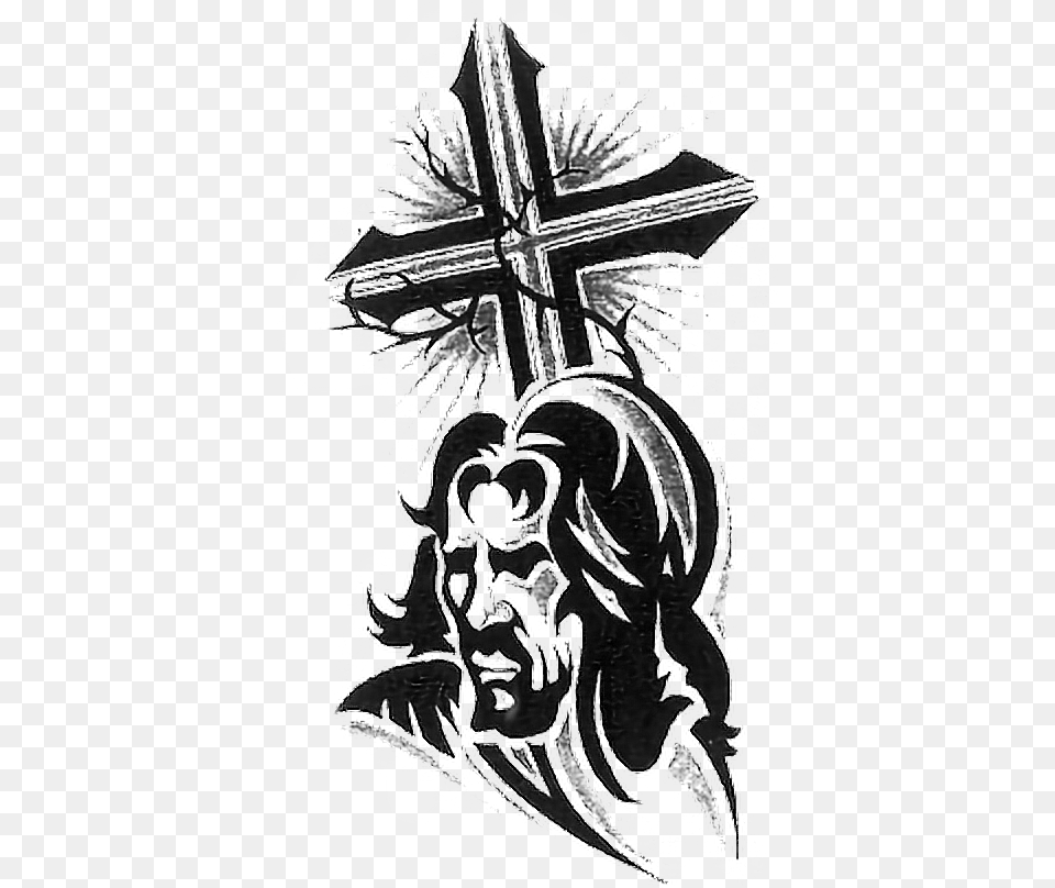Tattoo Jesus Cross Crucifix, Symbol, Adult, Bride, Female Png