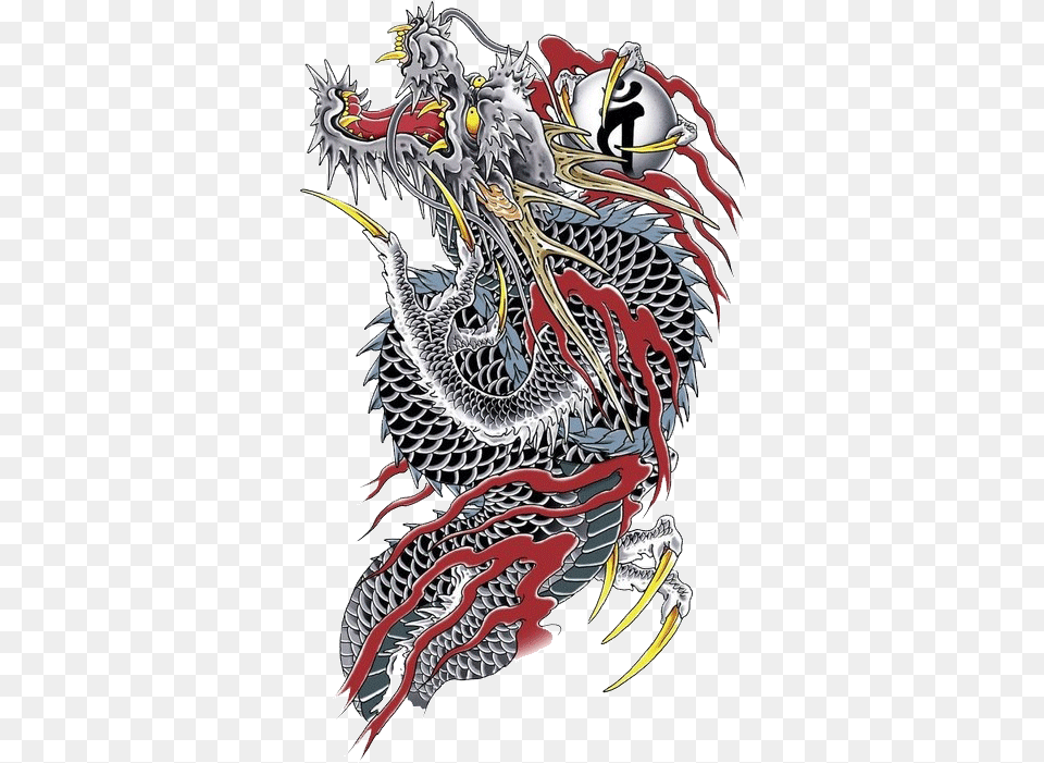 Tattoo Kiryu Yakuza Kazuma Irezumi Japan Clipart Dragon Of Dojima Tattoo, Animal, Bird Png