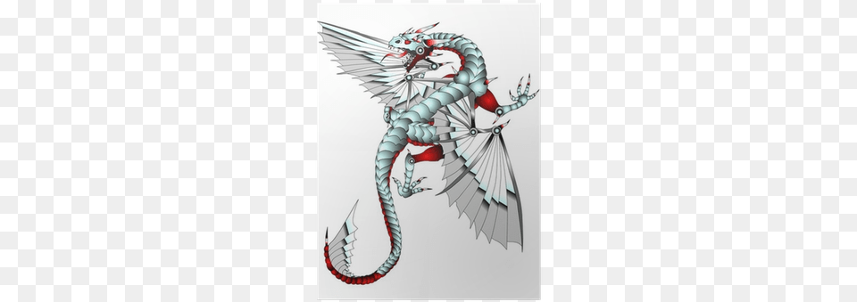 Tattoo Kovovy Drak, Dragon Free Transparent Png