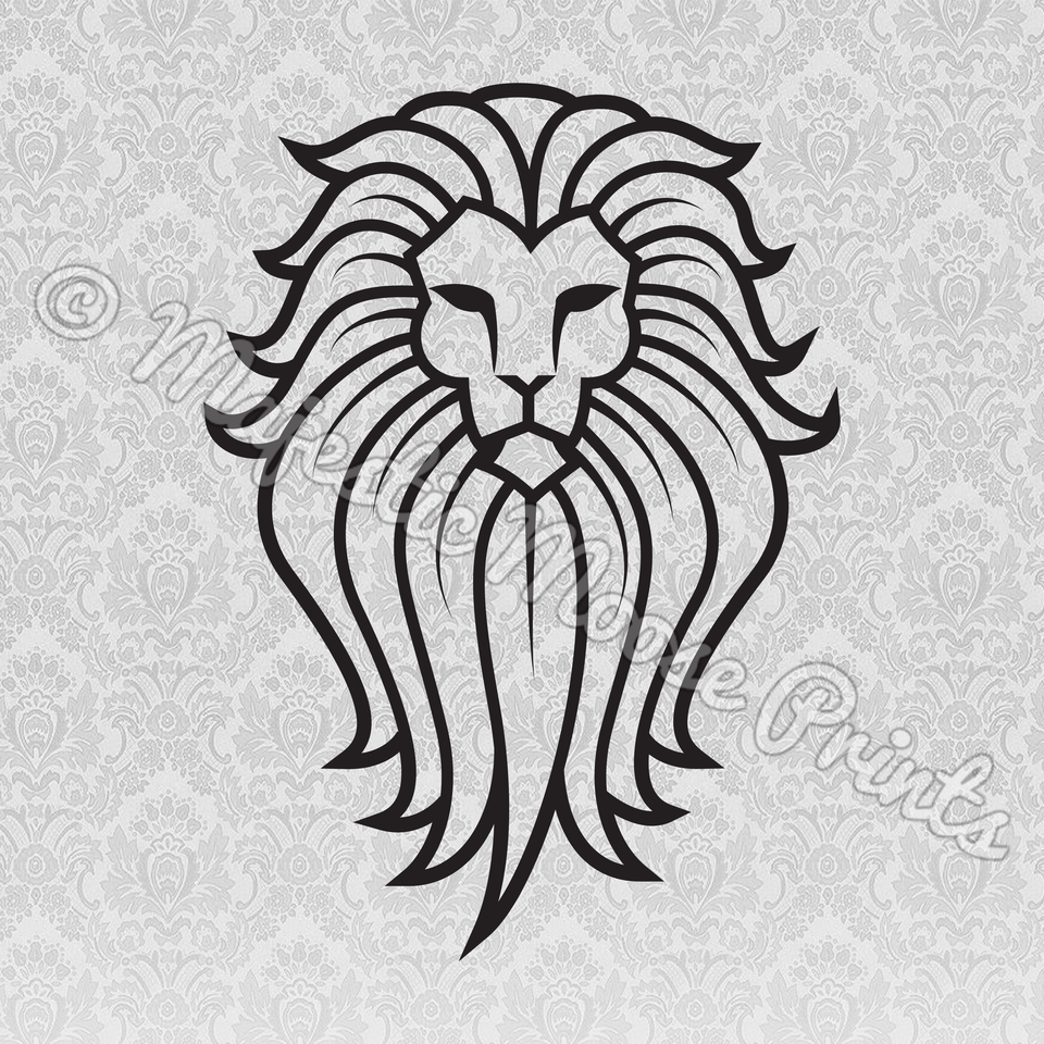 Tattoo Lion Lion Tattoo Black And White Png Image