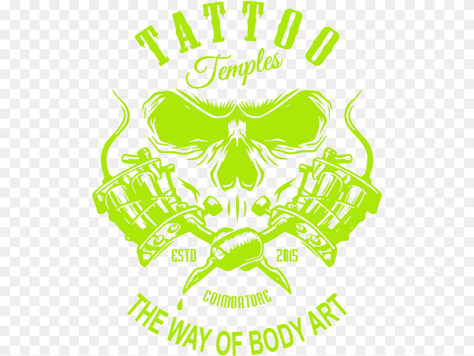 Tattoo Machine In Logo, Advertisement, Poster, Emblem, Symbol Free Png Download