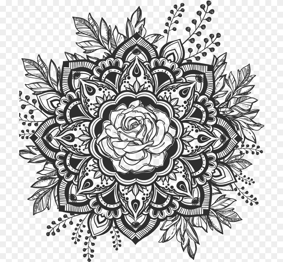 Tattoo Mandala Drawing, Art, Pattern, Floral Design, Graphics Png Image