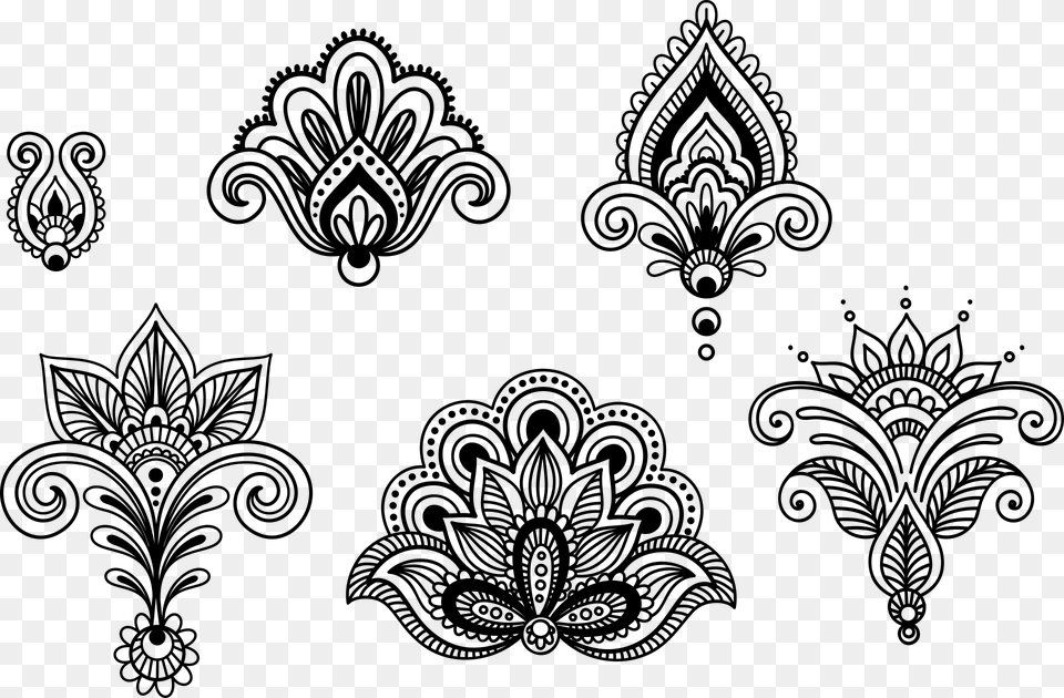 Tattoo Mandalas Faciles, Gray Free Transparent Png