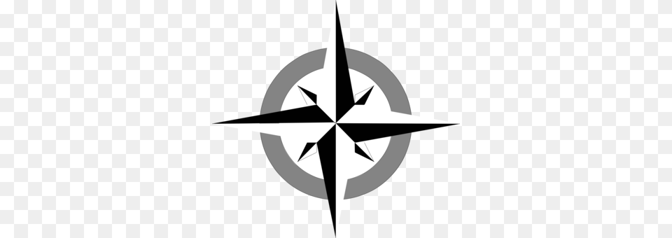 Tattoo Nautical Star Compass Rose Cardinal Direction Free Png Download