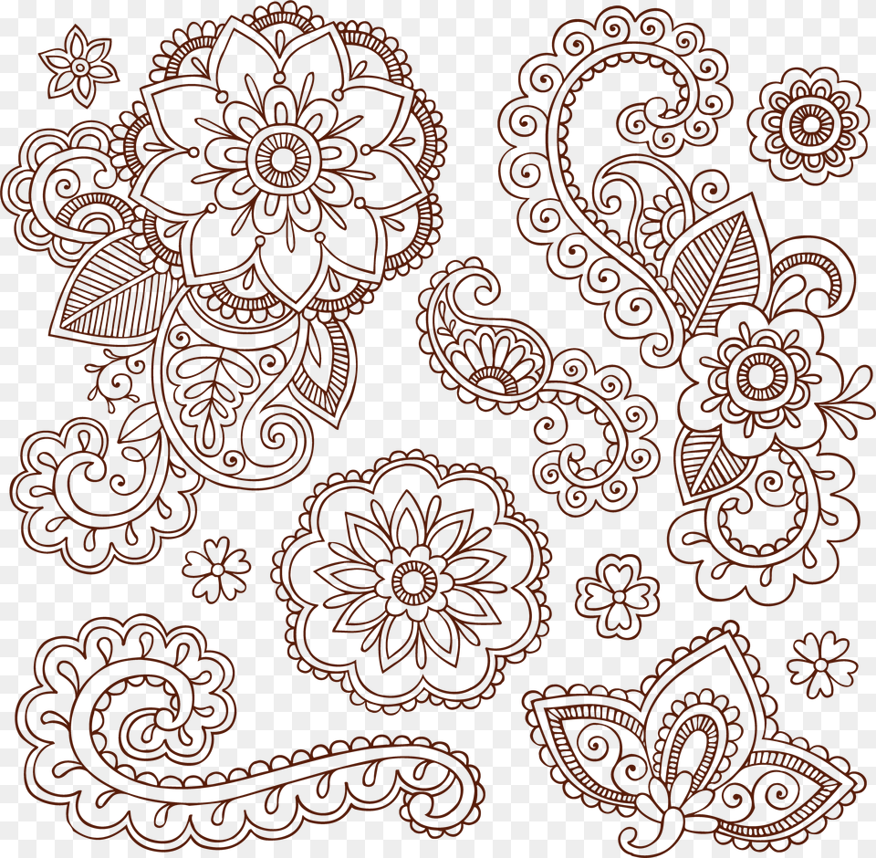 Tattoo Paisley Ham Pattern Material Vector Grain Clipart, Art, Floral Design, Graphics Free Transparent Png