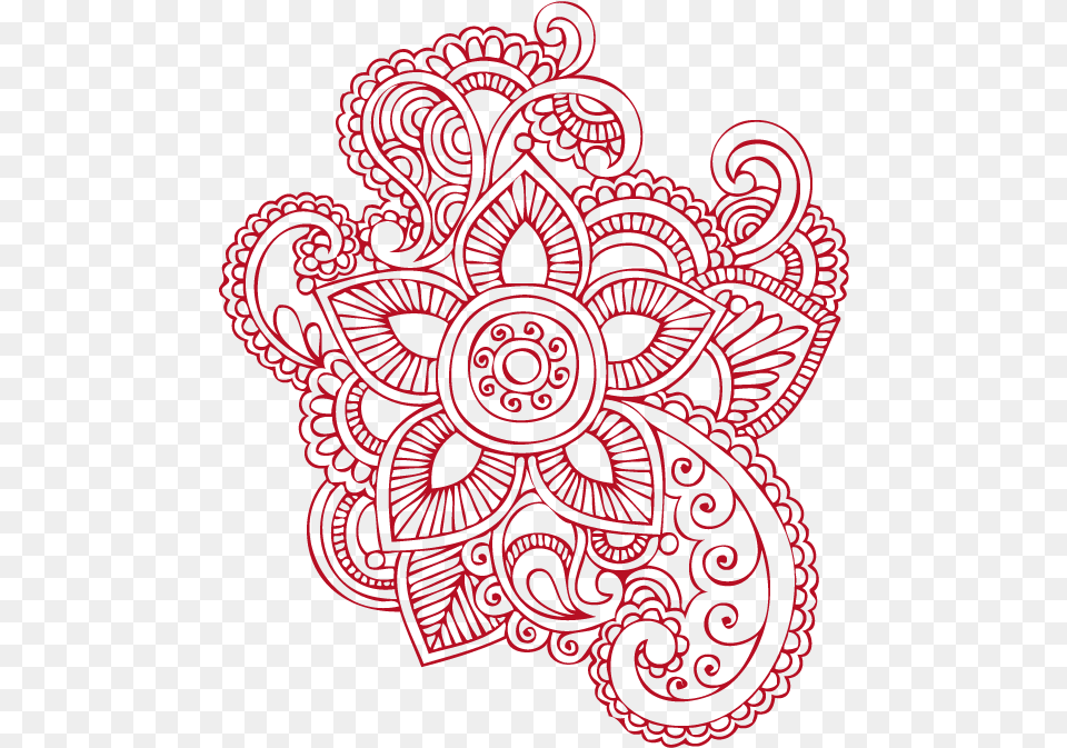 Tattoo Paisley Henna Mehndi Hq Clipart Drawings Of Flowers Pattern, Art, Floral Design, Graphics Png Image