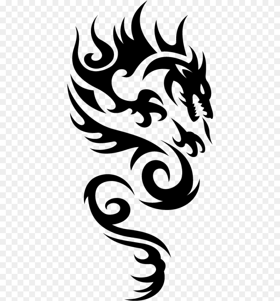 Tattoo Removal Dragon Body Art Dragon Vector Tattoo, Gray Png Image