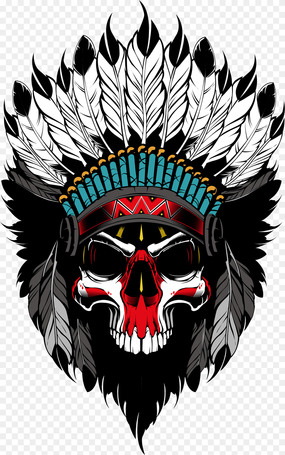 Tattoo Skull, Emblem, Symbol, Person Png Image
