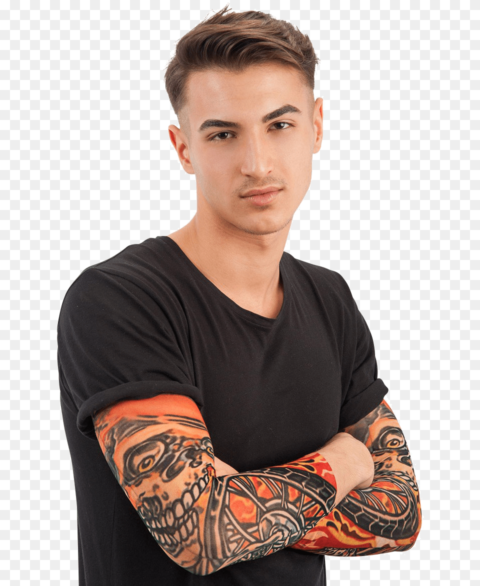 Tattoo Sleeve Maneci Tatuate, Skin, Person, Man, Male Free Png