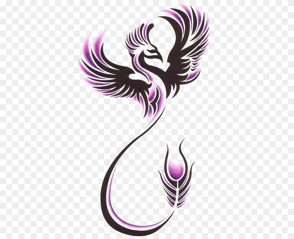 Tattoo Sleeve Phoenix Nz Studio Ink Feminine Tribal Phoenix Tattoo, Dragon Free Transparent Png