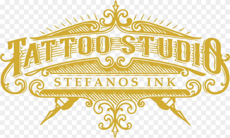 Tattoo Studio Logo, Badge, Symbol, Emblem, Text Free Transparent Png