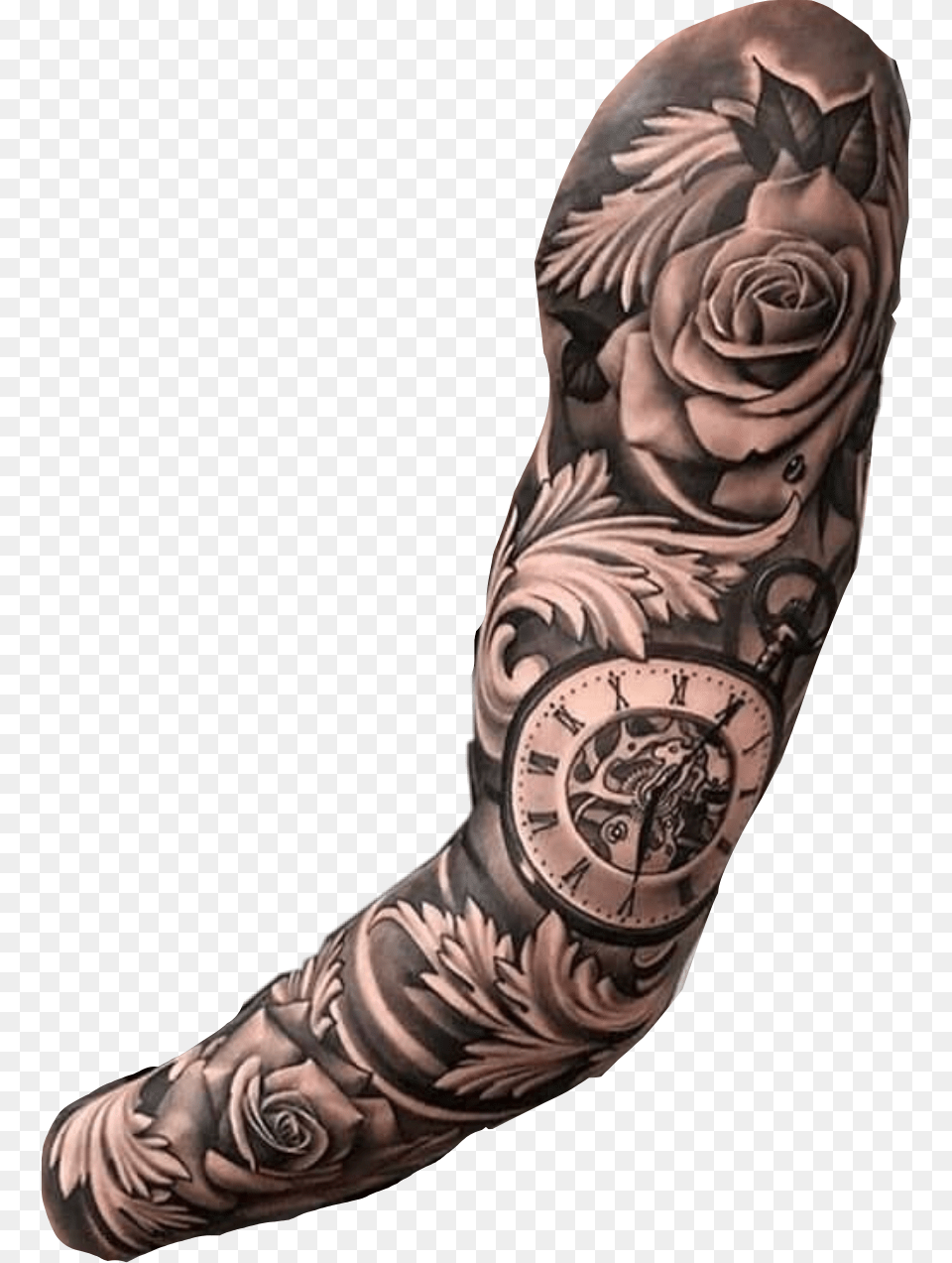 Tattoo Tattoosleeve Freetoedit Half Sleeve Tattoos For Men, Arm, Body Part, Person, Skin Png Image