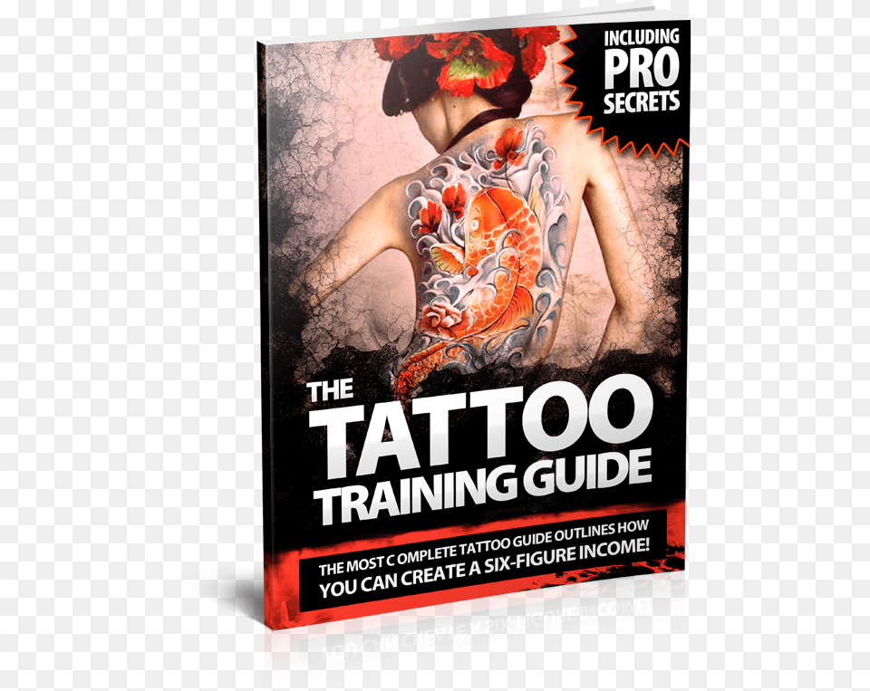 Tattoo Training Guide How To Create A Six Figure Income, Advertisement, Person, Poster, Skin Png