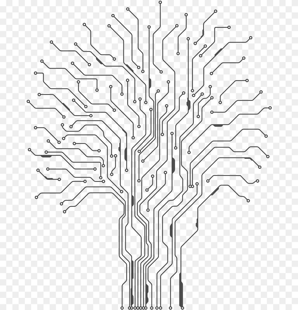 Tattoo Wiring Diagram Electrical Printed Circuit Electronics Transparent Circuit Board Lines, Art Free Png