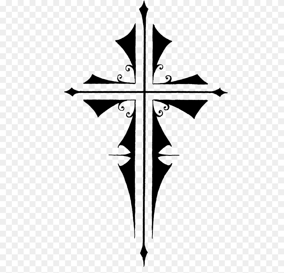 Tattoo With No Background, Cross, Symbol Png