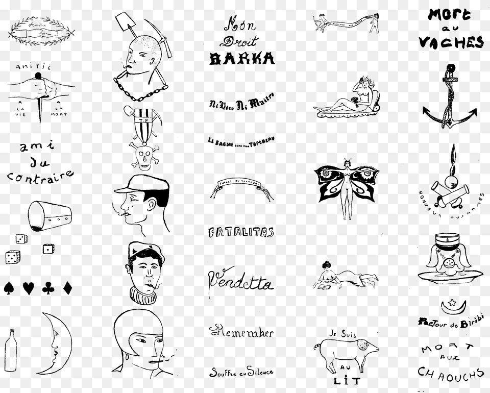 Tattoos Cartoon, Adult, Person, Female, Woman Png Image
