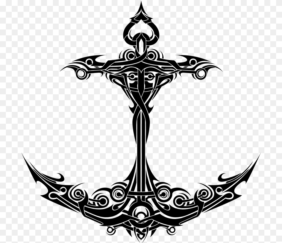Tattoos Transparentpng Anchor Tattoo Royalty Free Download Anchor Tattoos, Nature, Night, Outdoors, Lighting Png Image