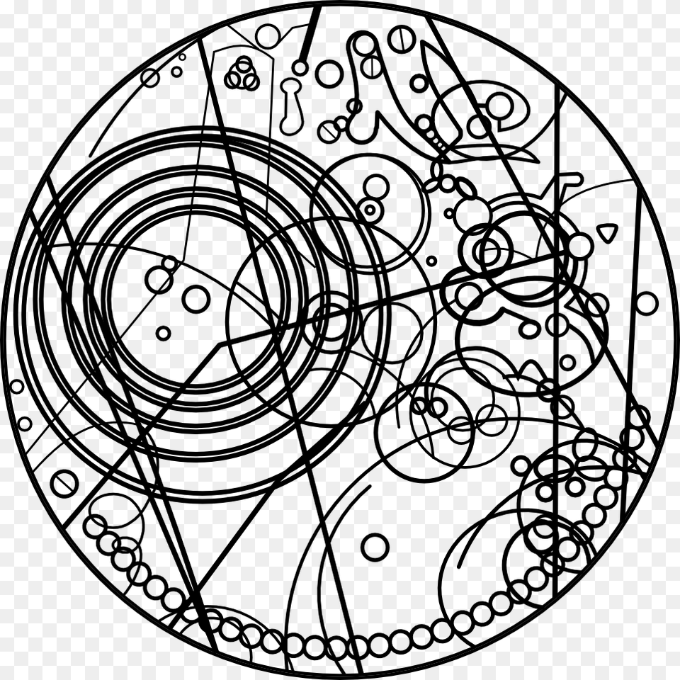 Tatuajes Para Photoscape Doctor Who Fob Watch Design, Art, Doodle, Drawing, Spiral Free Png Download