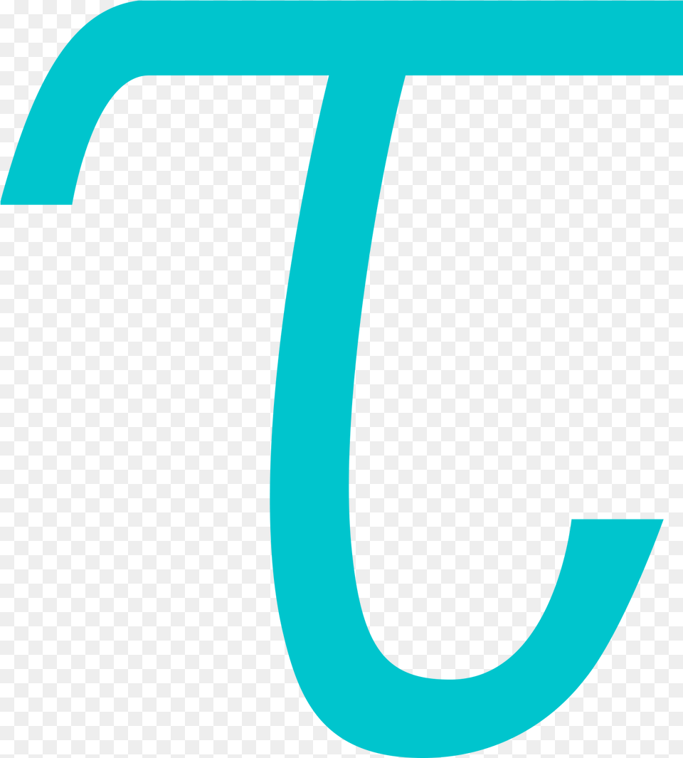 Tau Logo Aqua Vertical, Text, Number, Symbol Free Transparent Png