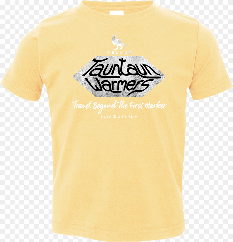 Tauntaun Warmers Toddler Premium T Shirt Yellow Billionaire Boys Club T Shirt, Clothing, T-shirt Png