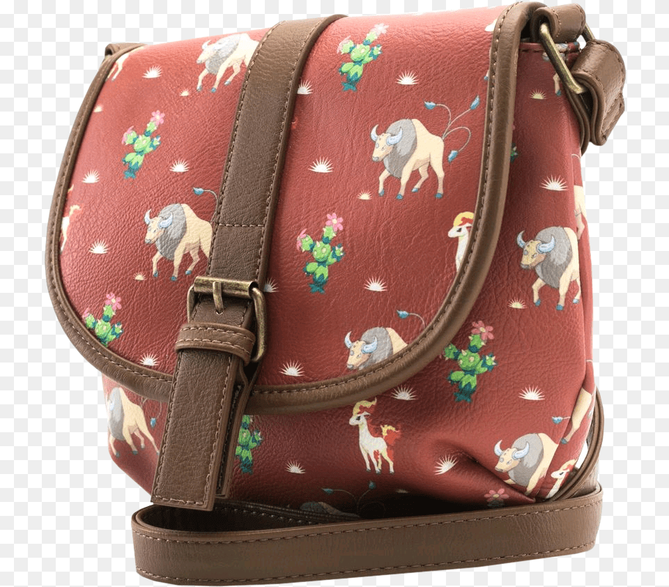 Tauros Ponyta Amp Maractus Western Print 7 Faux Leather Handbag, Accessories, Bag, Purse, Canvas Free Transparent Png