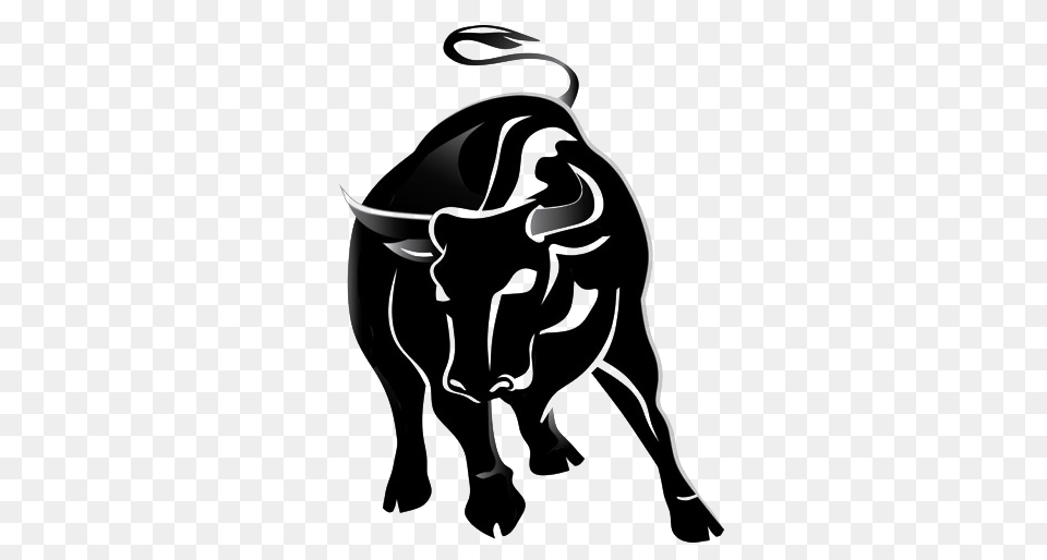 Taurus, Animal, Bull, Mammal, Stencil Png
