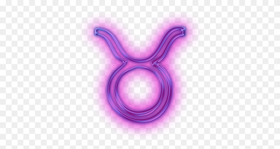 Taurus, Light, Purple, Neon Png Image
