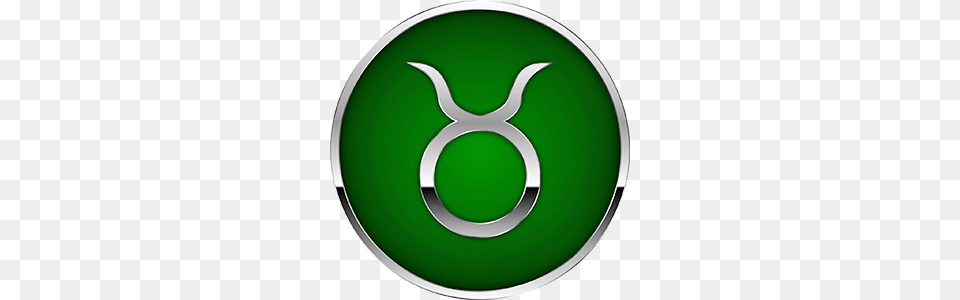 Taurus, Green, Symbol, Plate, Text Free Png