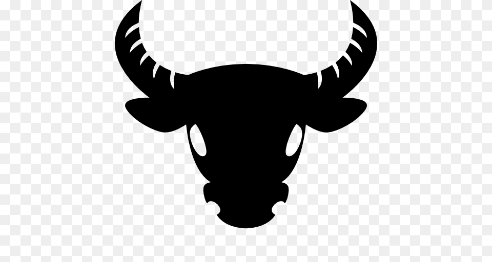Taurus, Animal, Bull, Mammal, Stencil Free Png