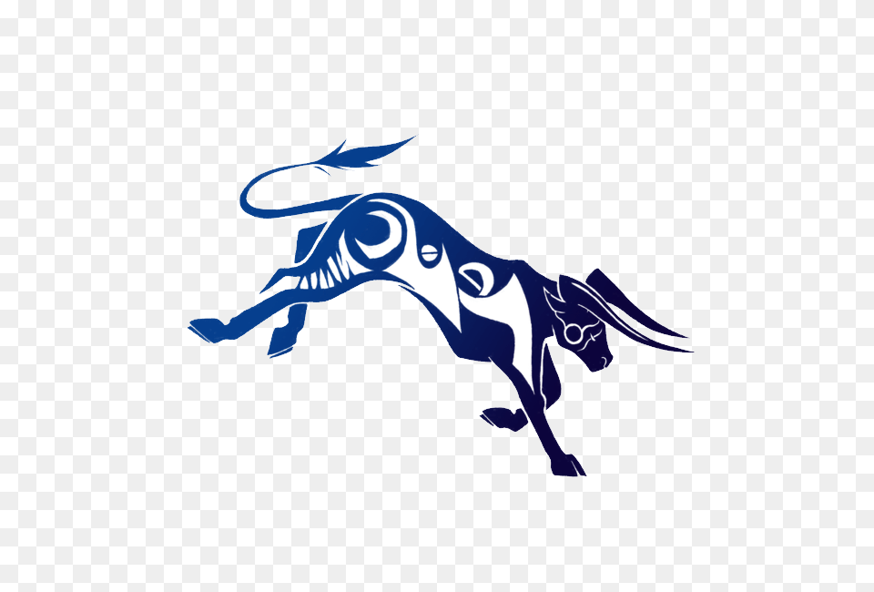 Taurus, Stencil, Animal, Antelope, Mammal Free Png Download