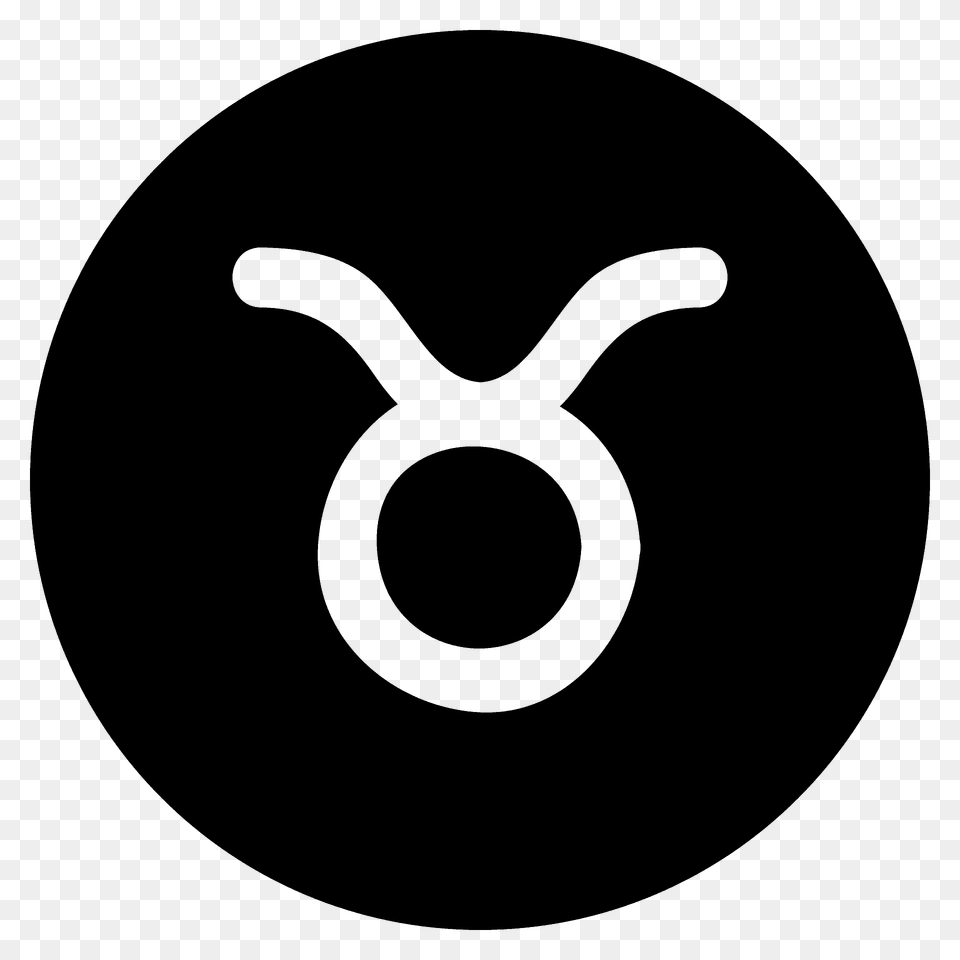 Taurus Emoji Clipart, Disk, Symbol Png Image