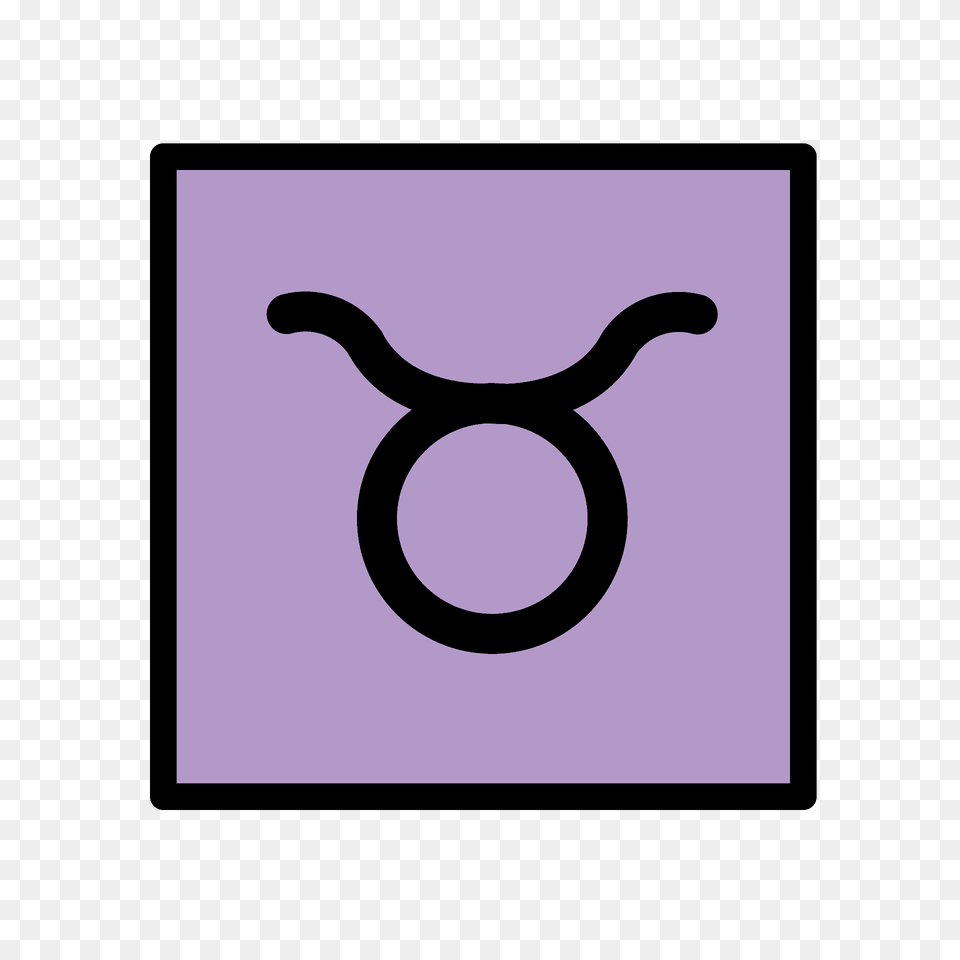 Taurus Emoji Clipart, Sign, Symbol, Sticker, Blackboard Free Transparent Png