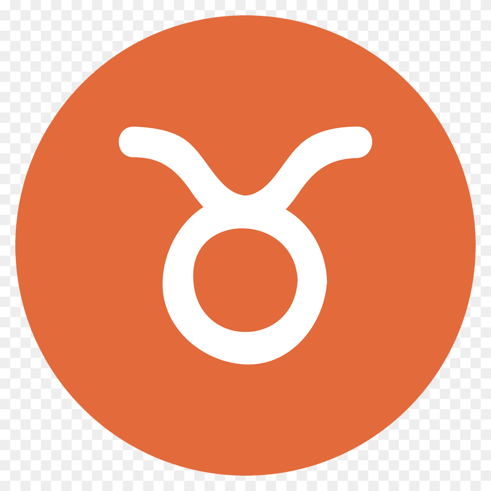 Taurus Emoji Clipart, Logo, Symbol, Sign, Disk Free Png