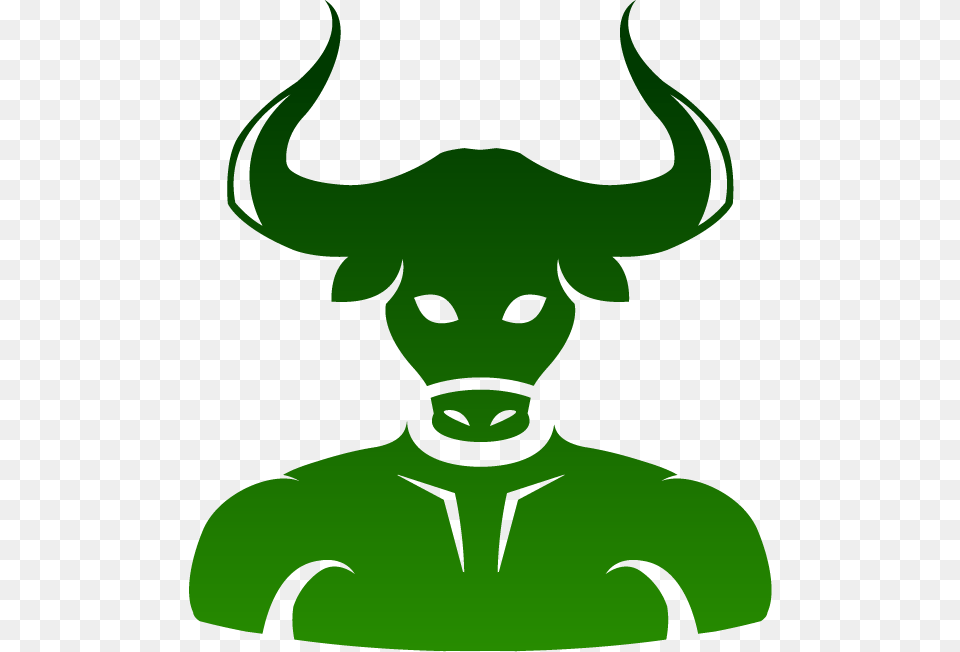 Taurus Symbol, Stencil, Green, Face, Head Free Transparent Png