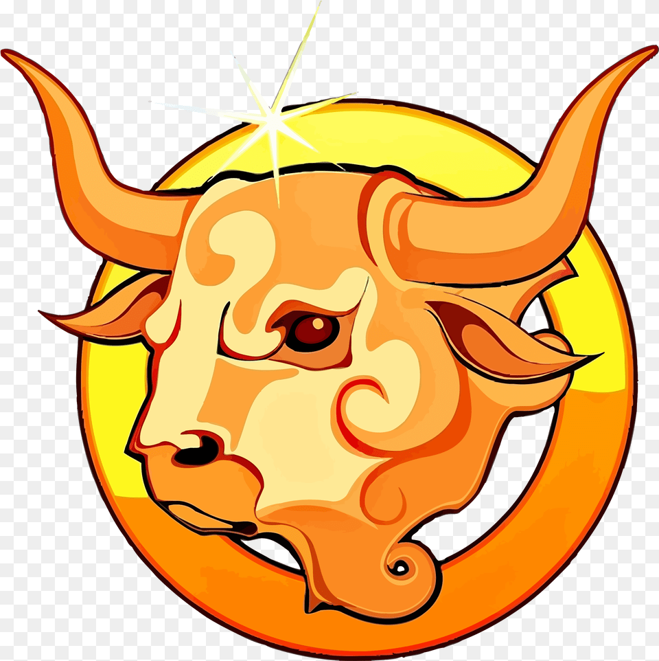 Taurus Transparent Taurus Clipart, Animal, Bull, Mammal, Cattle Png