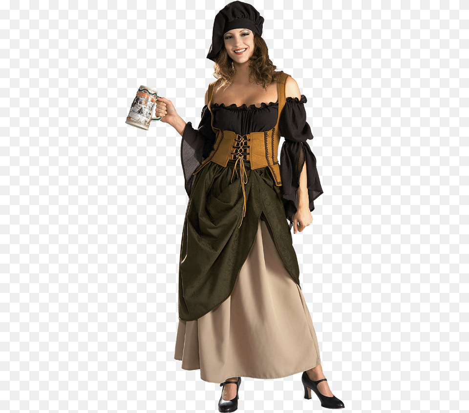 Tavern Wench Costume, Adult, Person, Female, Fashion Png Image