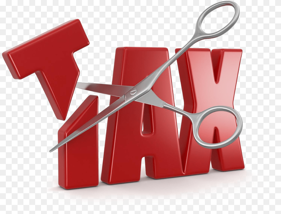 Tax Hd Tax Cut, Scissors Png