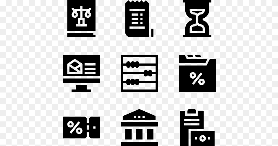 Taxes Video Calling Icon, Gray Free Transparent Png