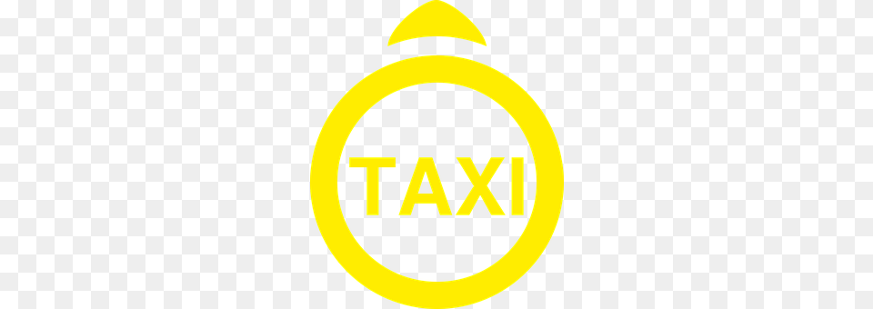 Taxi Sign, Symbol, Car, Transportation Png Image