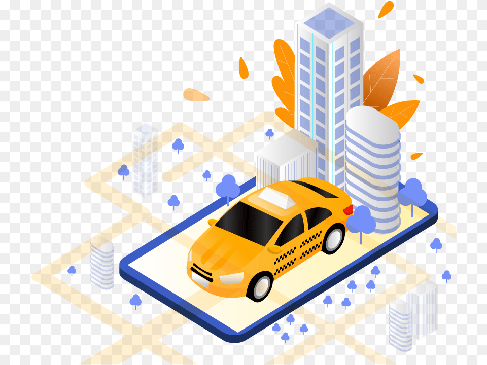 Taxi App, Car, Transportation, Vehicle, Bulldozer Free Transparent Png