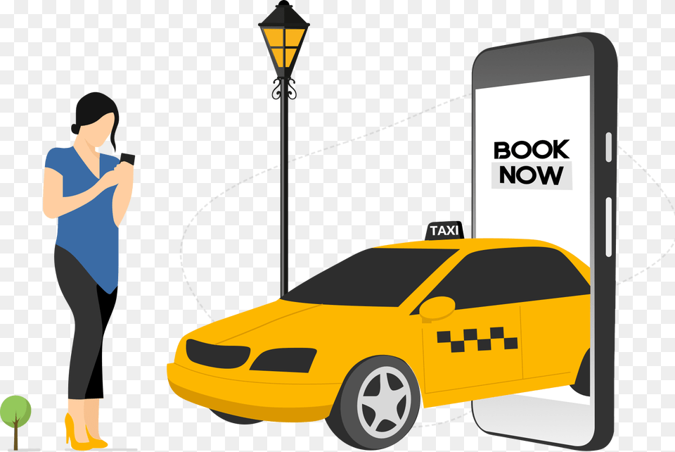 Taxi Business Taxi App Development, Adult, Woman, Person, Female Free Transparent Png