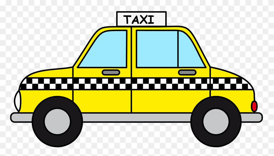 Taxi Cab Clipart, Car, Transportation, Vehicle Free Transparent Png