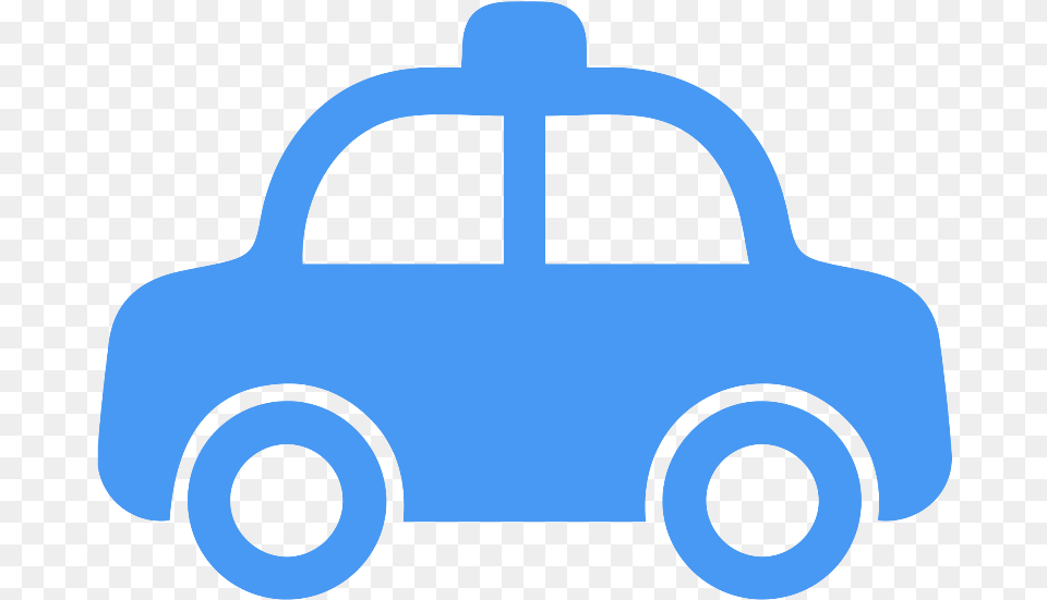 Taxi Cab Clipart Simple Cartoon Car, Transportation, Tool, Plant, Lawn Mower Free Transparent Png