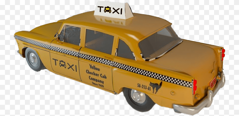 Taxi Cab Checker Marathon, Car, Transportation, Vehicle, Machine Free Png Download
