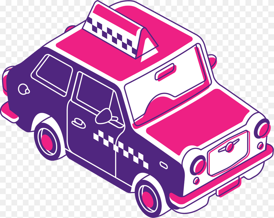 Taxi Car Solo, Transportation, Vehicle, Van, Bulldozer Free Png Download