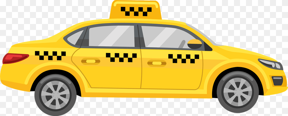 Taxi Clipart, Car, Transportation, Vehicle, Machine Free Png
